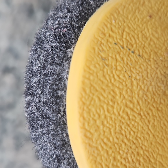 Mahabis Kids's Classic Wool Slippers Dark Grey Green Sole Kids Size EU 28 US 11 - Picture 9 of 9